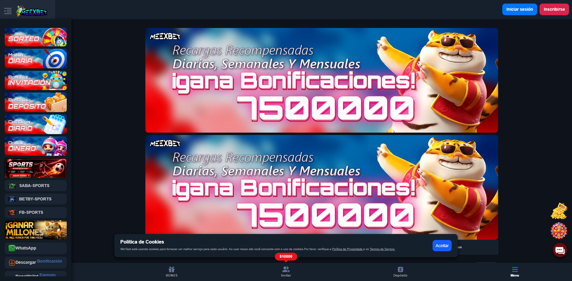 Mex bet casino online Chile